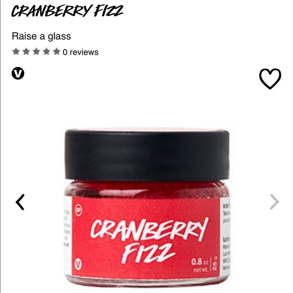 🌟4xHP🌟 CRANBERRY FIZZ Lush DISCONTINUED RARE lip Scrub NWT - Picture 4 of 7